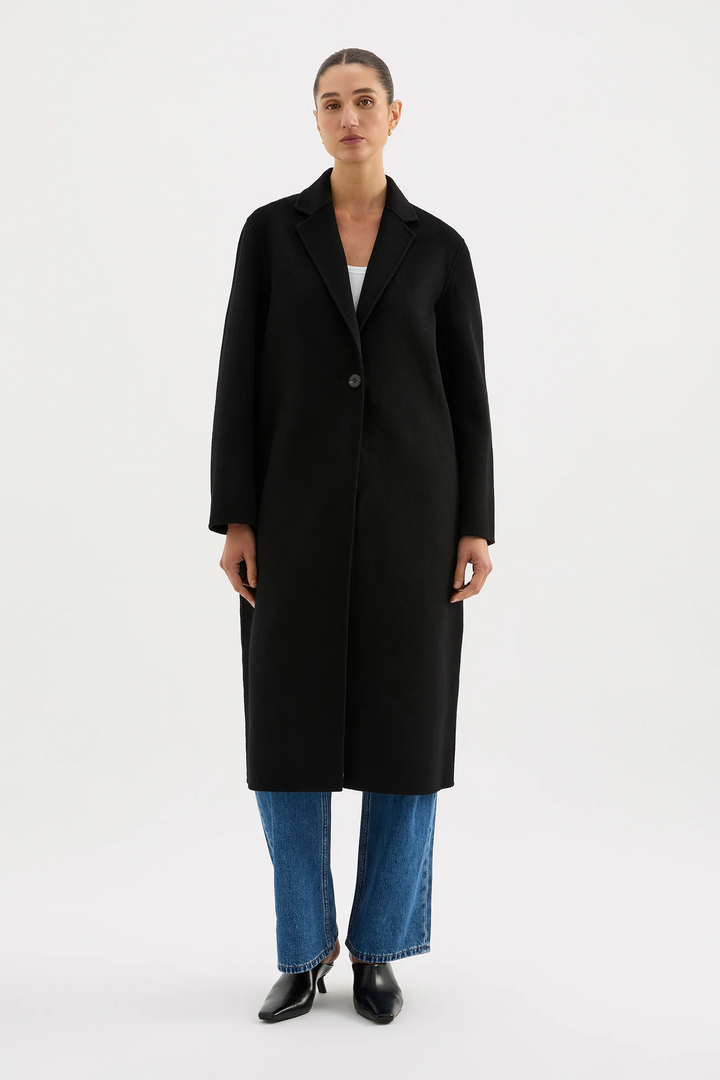 Nude Lucy Riley Wool Coat - Black