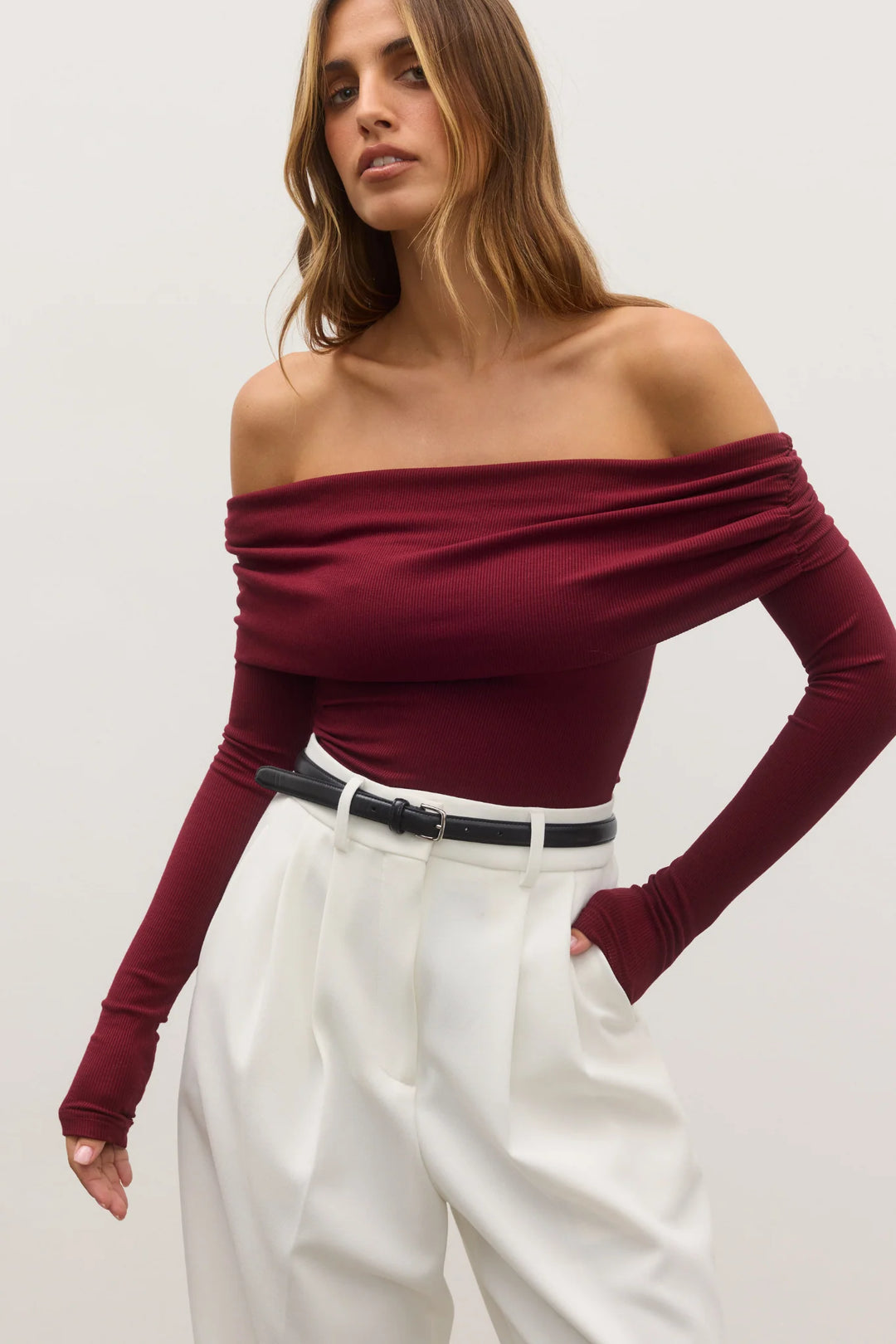 Bayse Alessandra Top - Wine