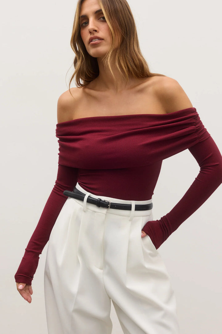 Bayse Alessandra Top - Wine