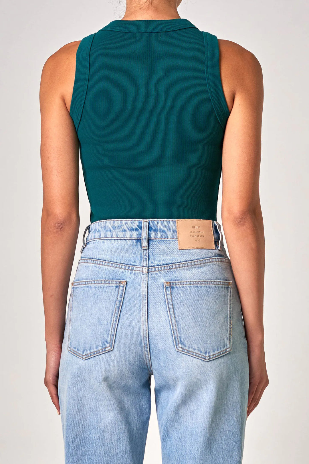 Neuw Denim Jonesy Singlet - Deep Jade