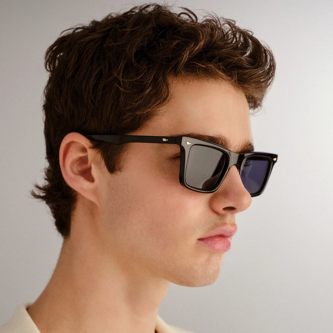 Le Specs Broski Sunglasses - Black Smoke Mono