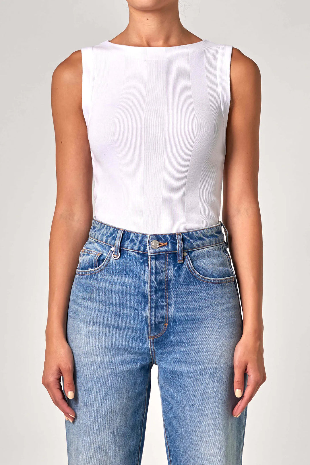 Neuw Denim Frenchie 90s Top - White