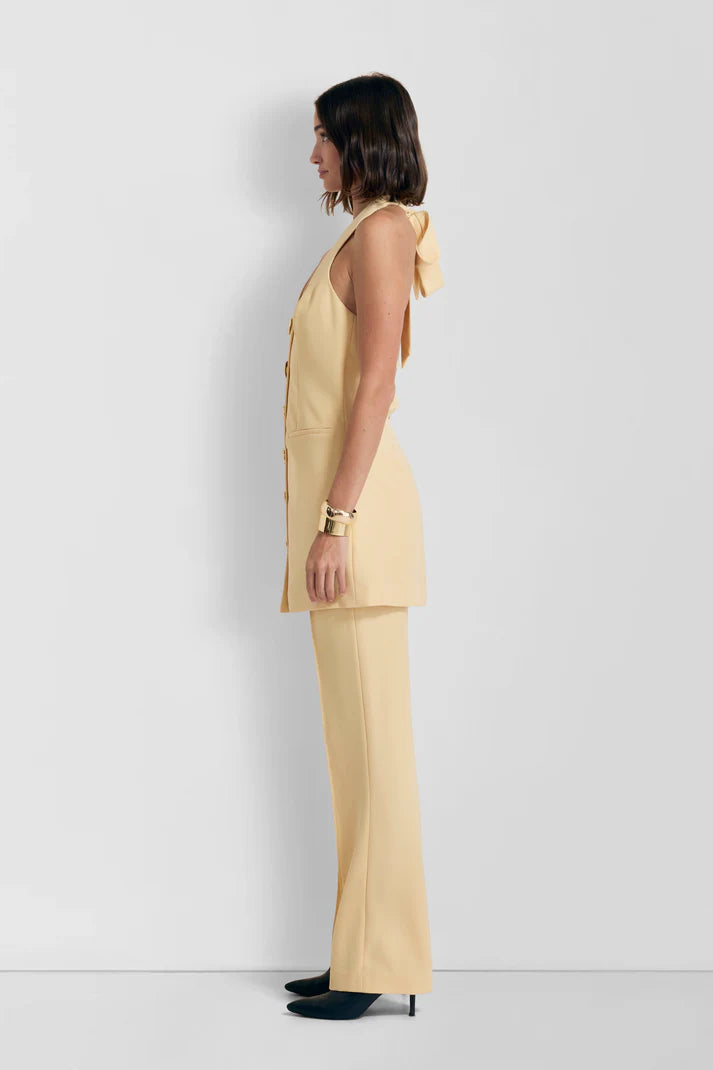 The Wolf Gang Irida Vest Dress - Butter