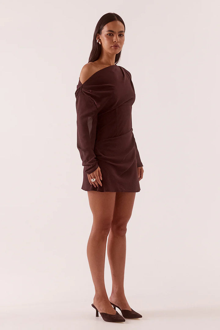 Sovere Ada Long Sleeve Mini - Chocolate