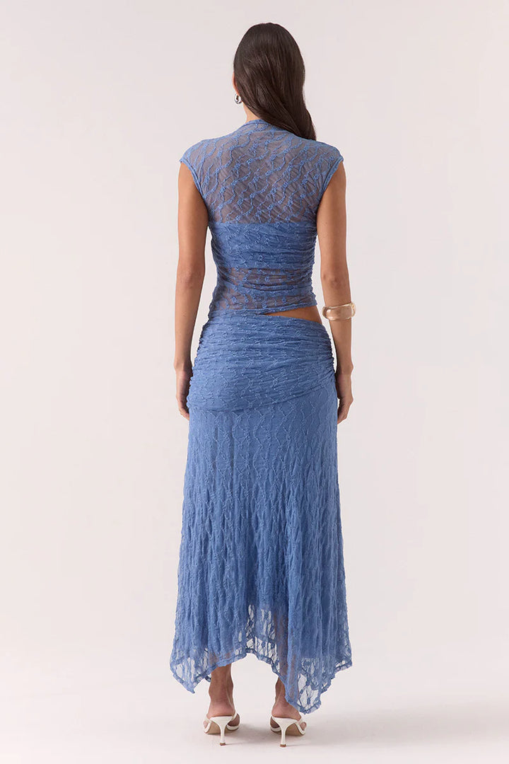 Sovere Lowri Skirt-Slate Blue