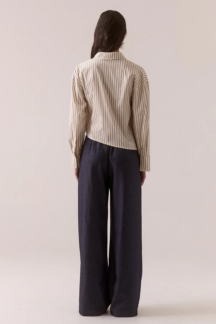 Sovere Tavern Shirt - Latte Stripe