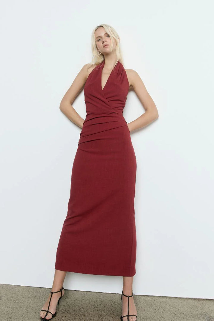 Sovere Priya Dress - Cranberry