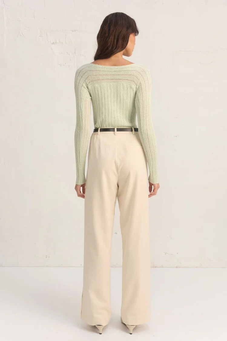 MØN RENN Genesis Knit Top - Sage