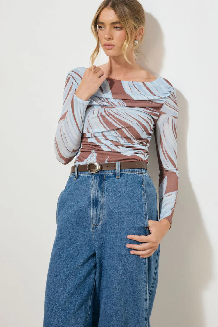 MØN RENN Heirloom Floral Top - Heirloom Floral