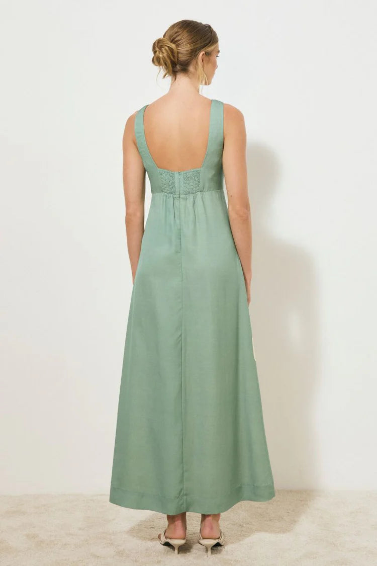 Mon Renn Vestige Dress - Jade Floral