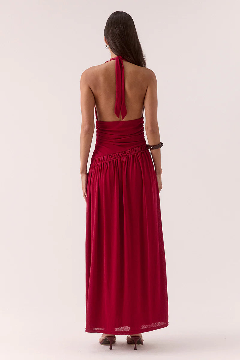 Sovere Alora Maxi Dress-Raspberry