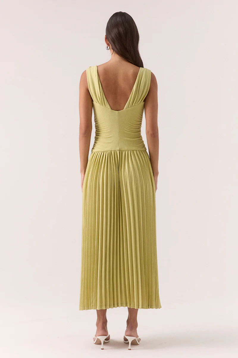 Sovere Dione Mini Dress-Apple