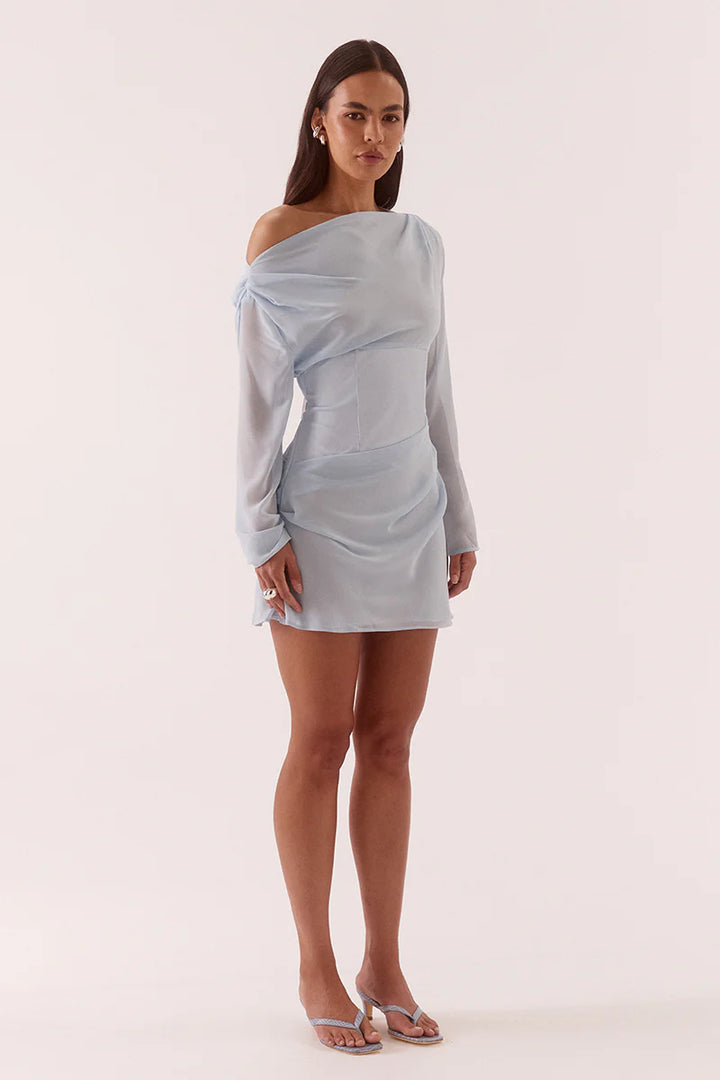 Sovere Ada Long Sleeve Mini - Whisper Blue