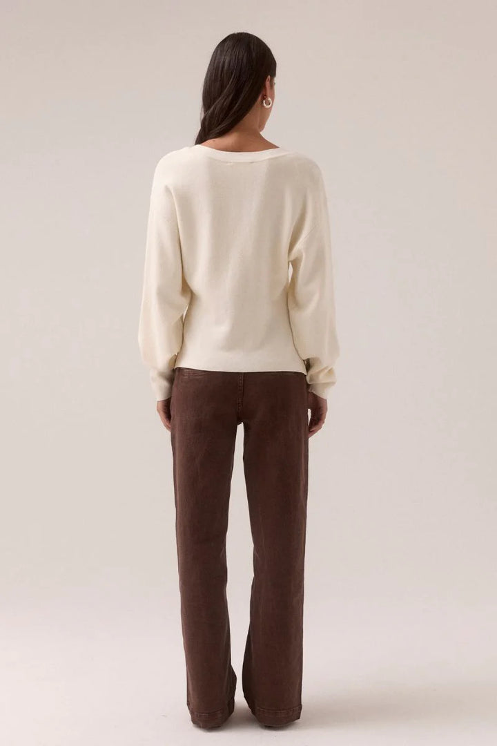 Sovere Sentiment Knit Cardi - Chalk
