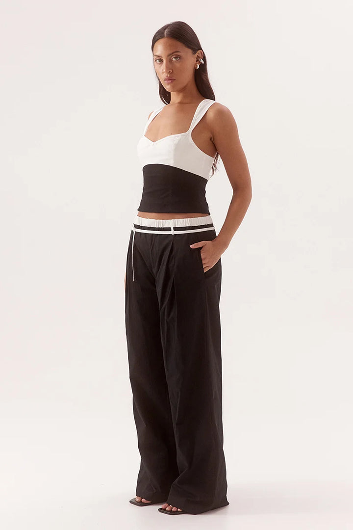 Sovere Britta Bodice - Black/Chalk
