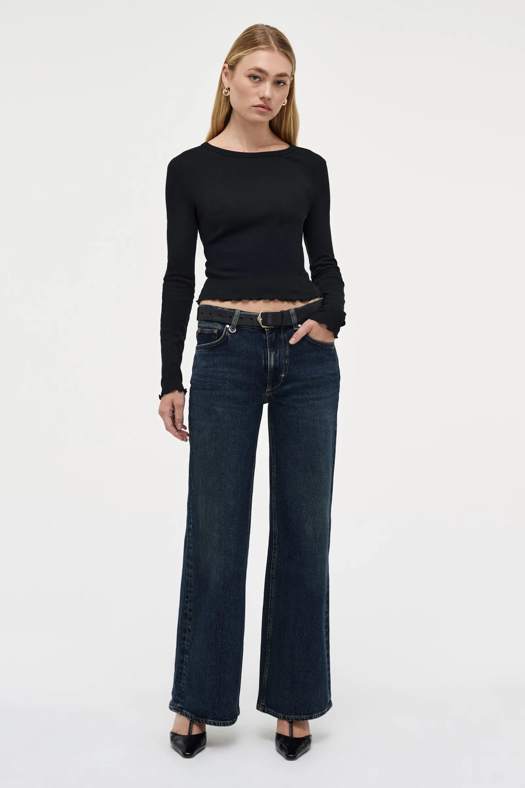 Neuw Denim Eva Wide Jean - Memphis - Dark Vintage Indigo