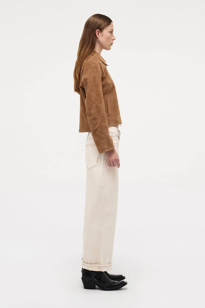 Neuw Denim Yoko Baggy Crop Jean - Cream