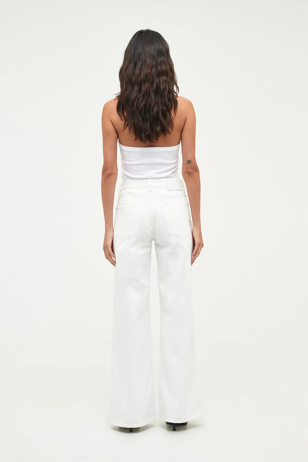 Neuw Denim Eva Wide Denim Jean - Chalk