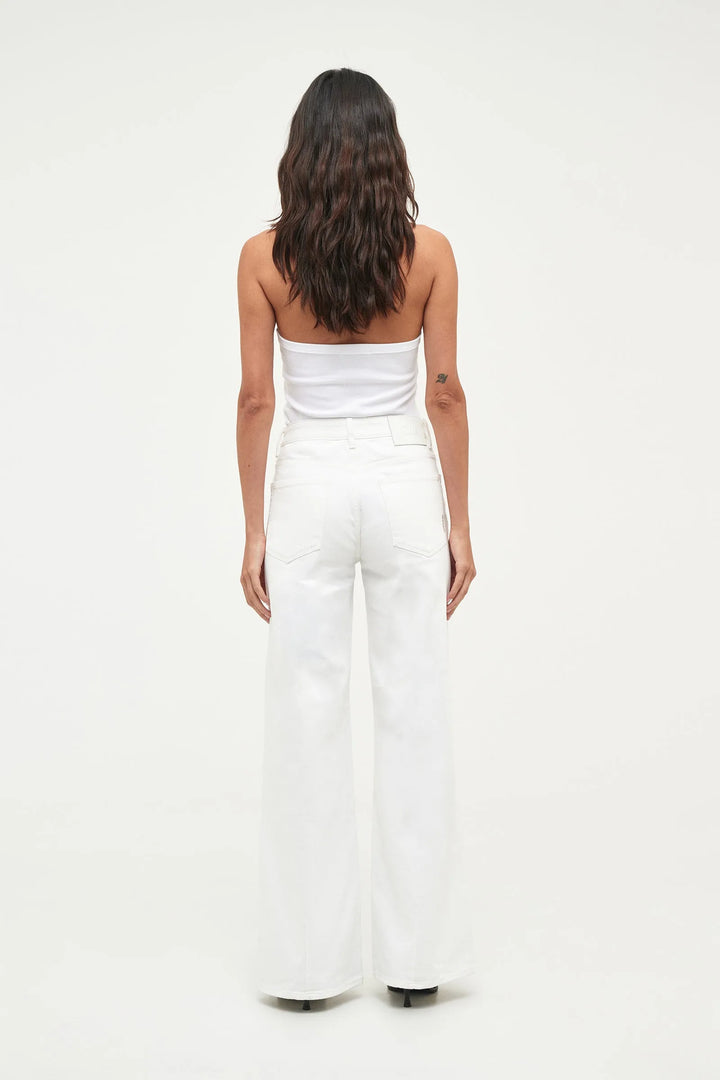 Neuw Denim Eva Wide Denim Jean - Chalk