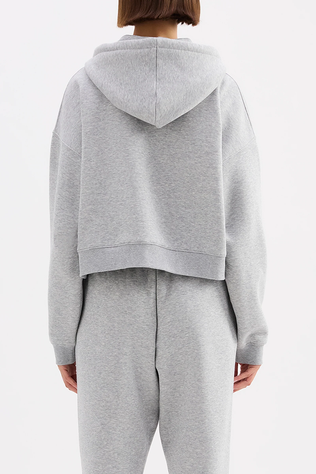 Nude Lucy Carter Zip Up Hoodie - Grey Marle