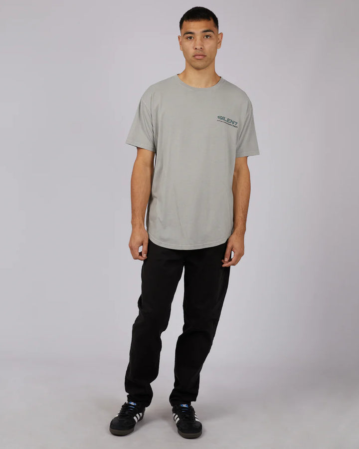 Silent Theory Explore Scoop Tee - Grey