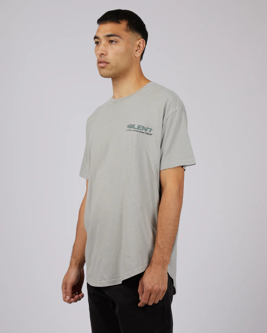 Silent Theory Explore Scoop Tee - Grey