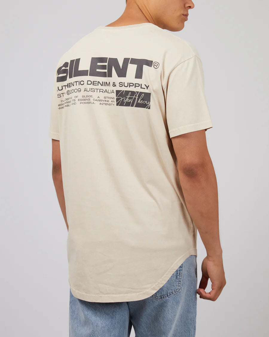 Silent Theory Raptor Tee - Chalk