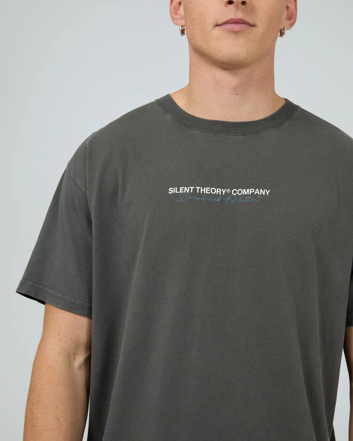 Silent Theory Dual Tee - Charcoal