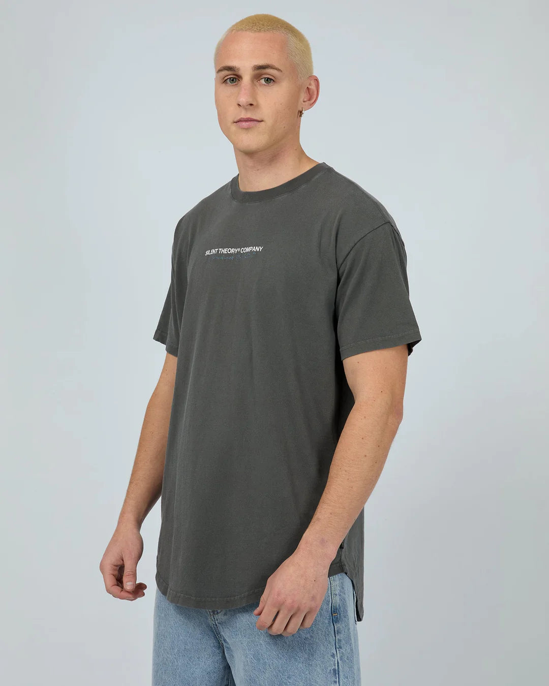 Silent Theory Dual Tee - Charcoal