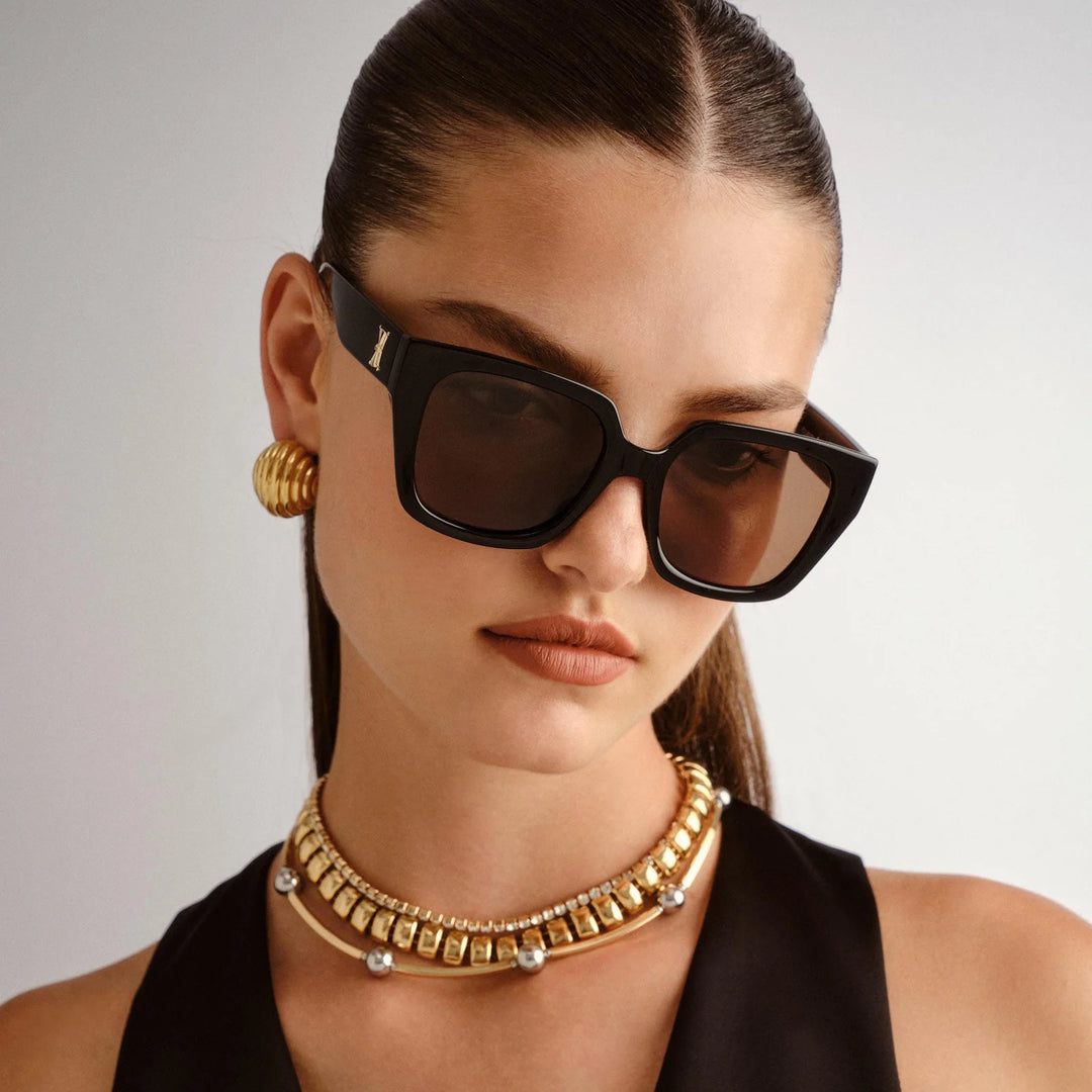Le Specs The Illusion Sunglasses-Black