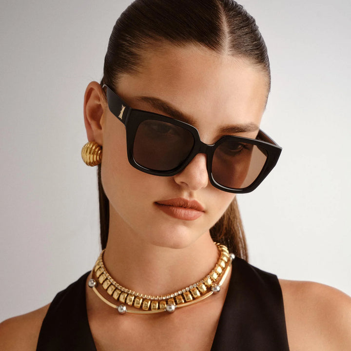 Le Specs The Illusion Sunglasses-Black