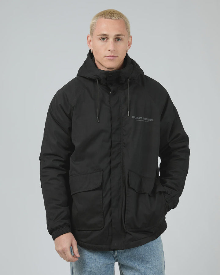 Silent Theory Setback Jacket - Black