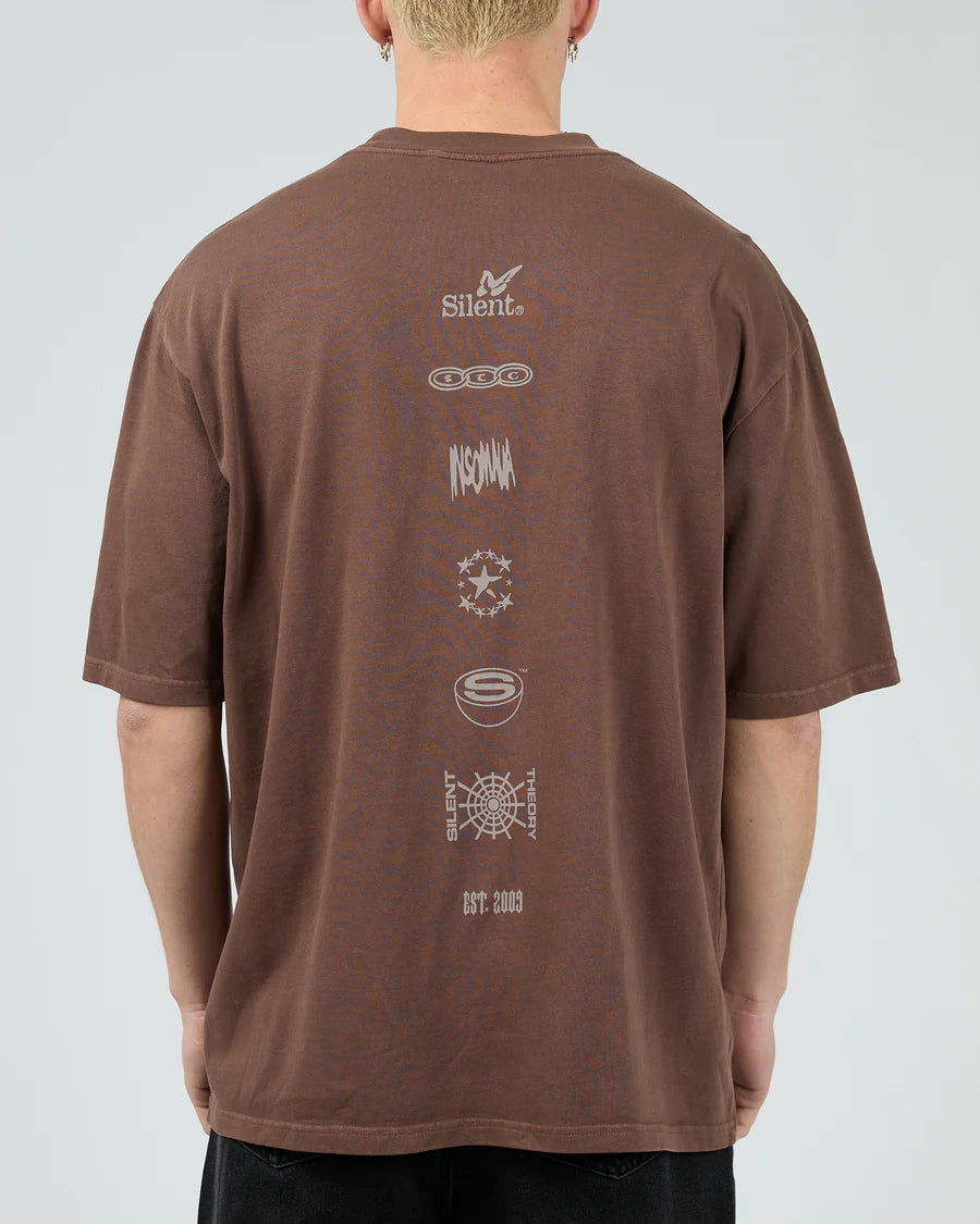Silent Theory Insomnia Tee - Chocolate