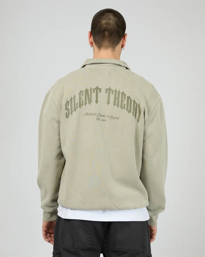 Silent Theory Conflict Quarter Zip - Khaki