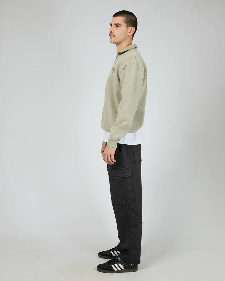 Silent Theory Conflict Quarter Zip - Khaki