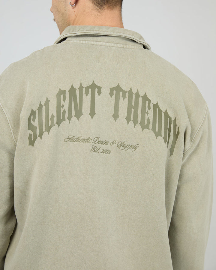 Silent Theory Conflict Quarter Zip - Khaki