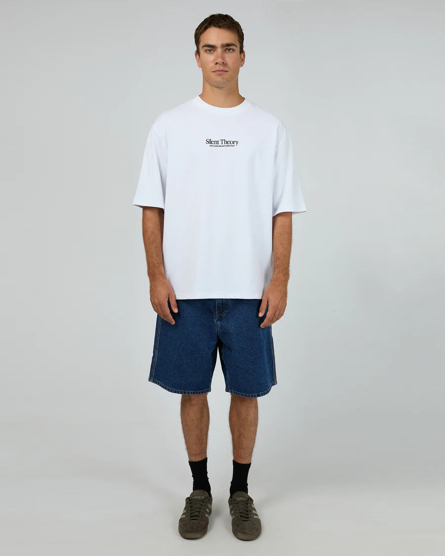 Silent Theory Classic Emb Tee - White