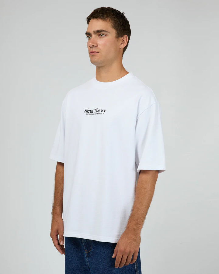 Silent Theory Classic Emb Tee - White
