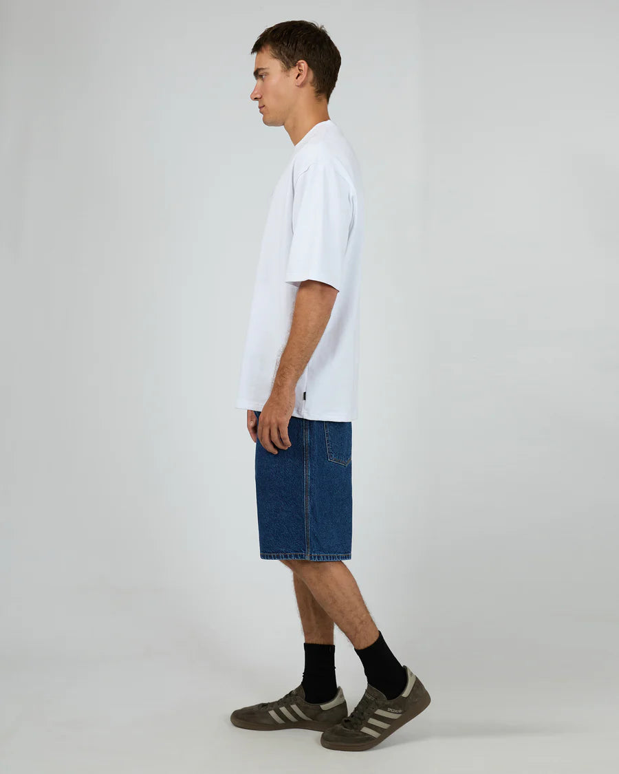 Silent Theory Classic Emb Tee - White