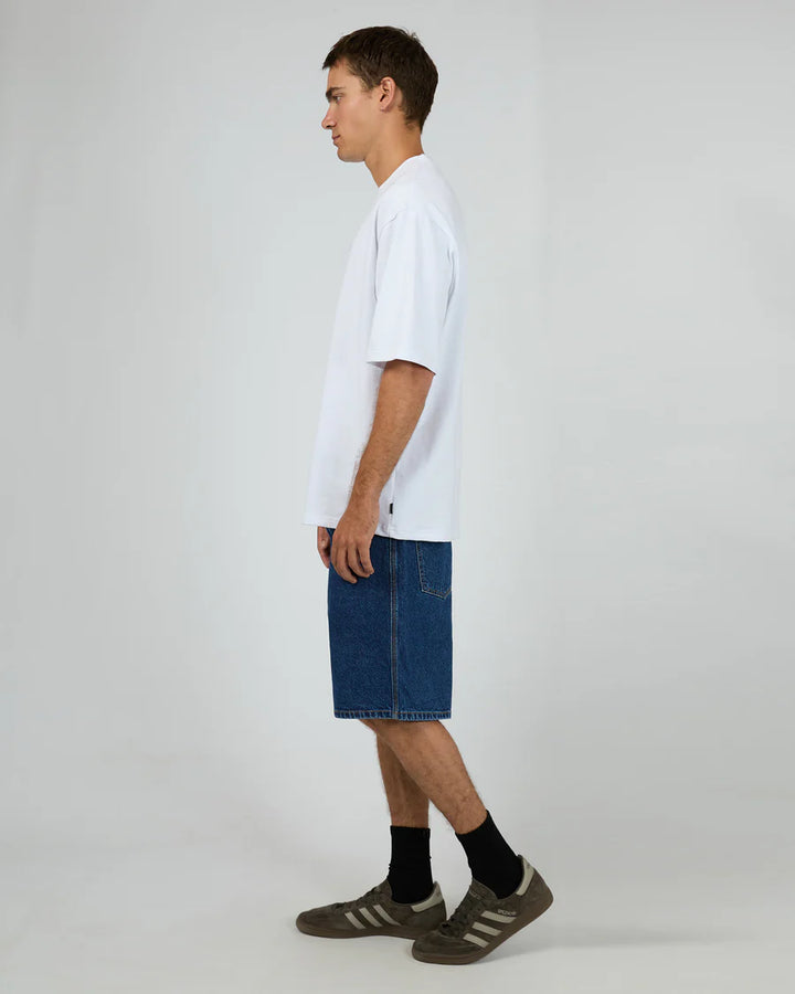 Silent Theory Classic Emb Tee - White