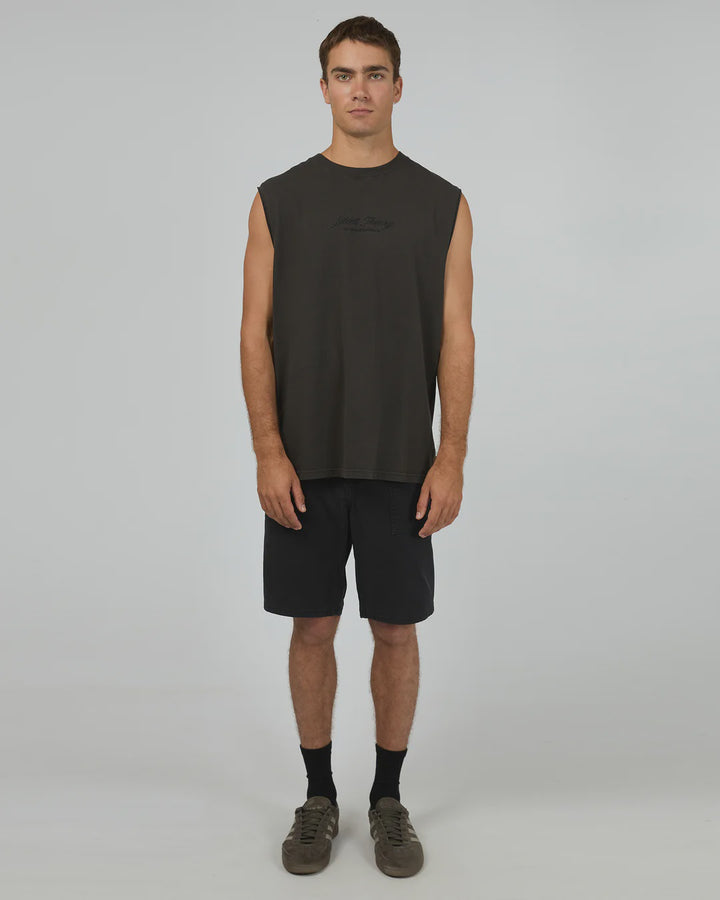 Silent Theory Legacy Muscle Tank - Charcoal