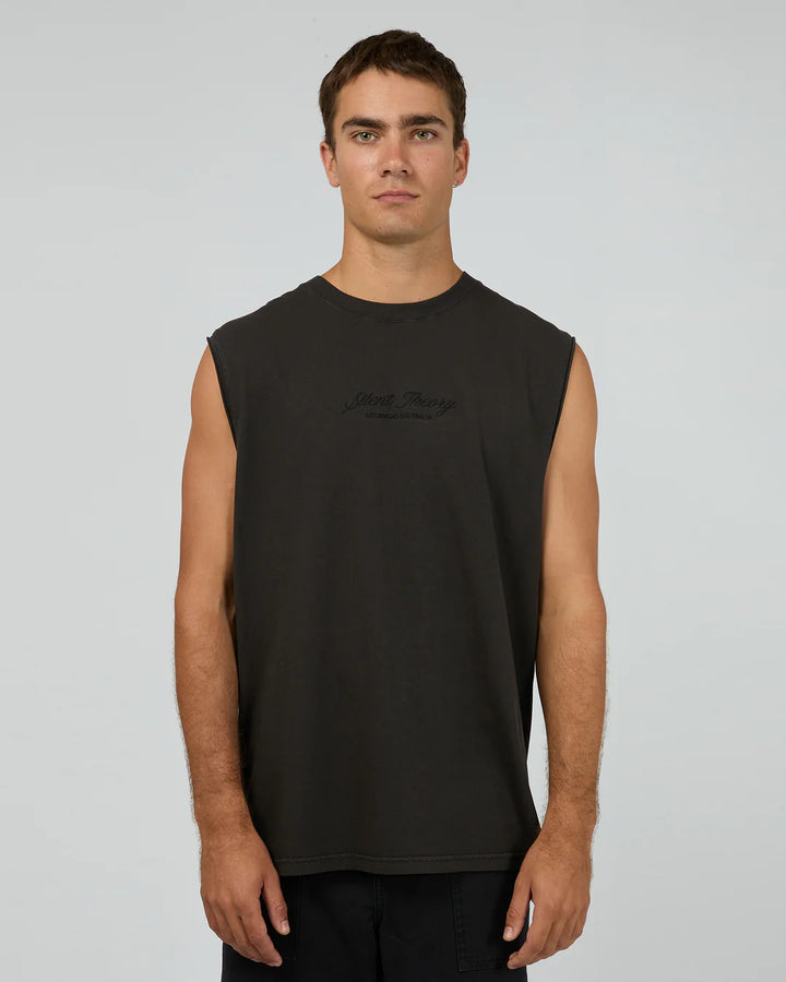 Silent Theory Legacy Muscle Tank - Charcoal