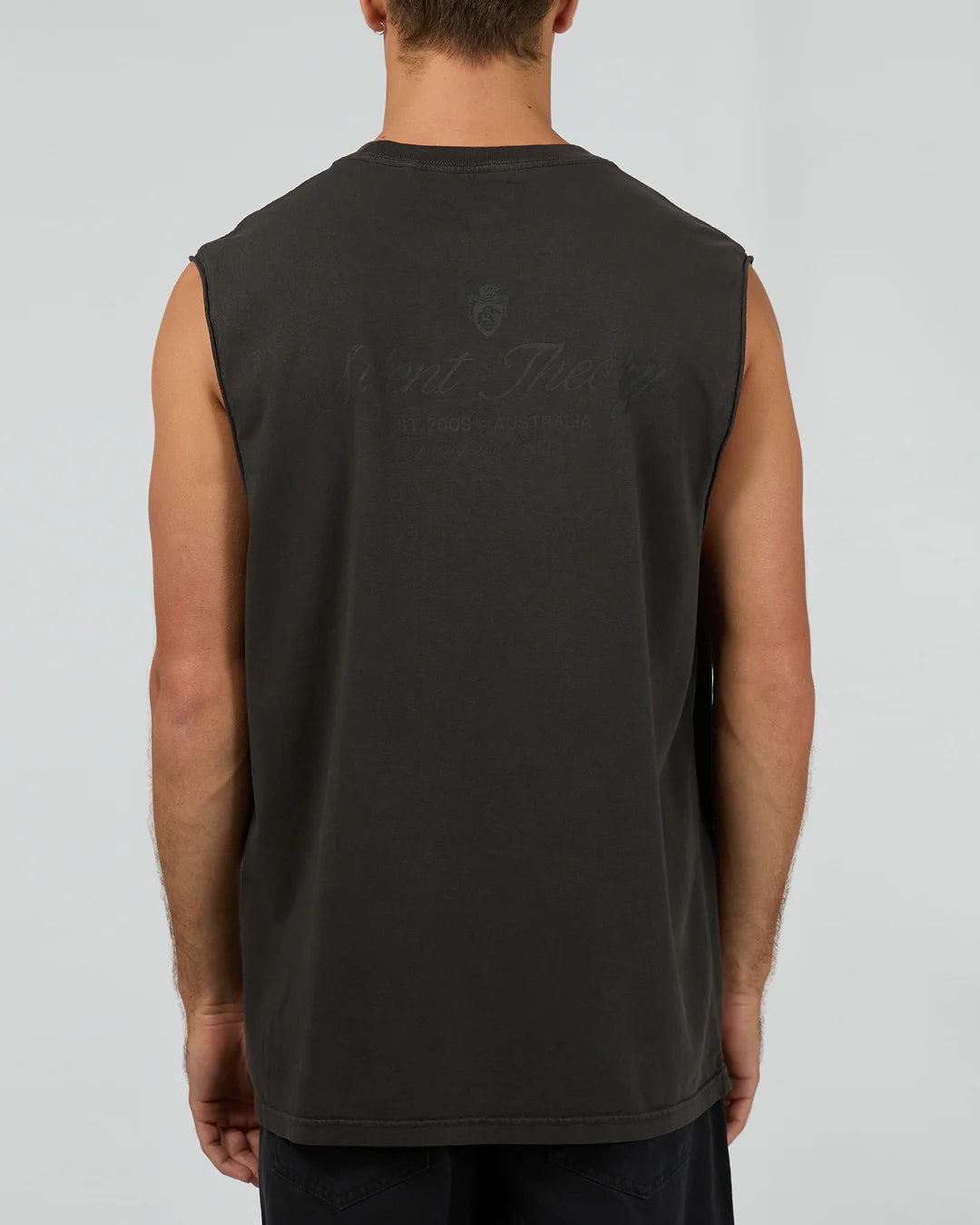 Silent Theory Legacy Muscle Tank - Charcoal