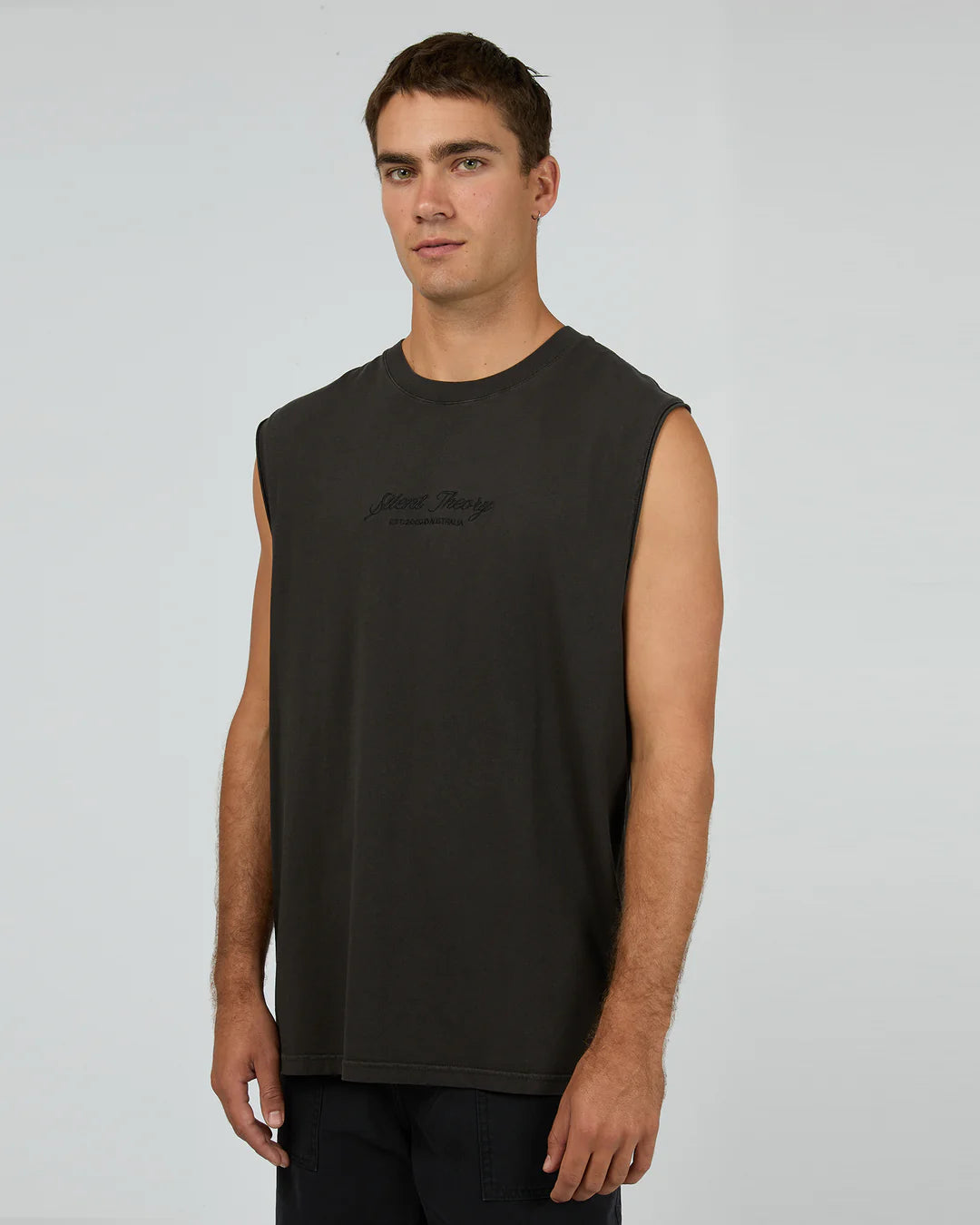 Silent Theory Legacy Muscle Tank - Charcoal