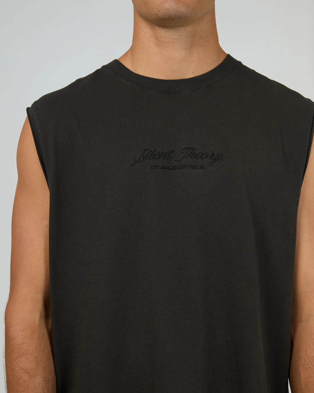 Silent Theory Legacy Muscle Tank - Charcoal