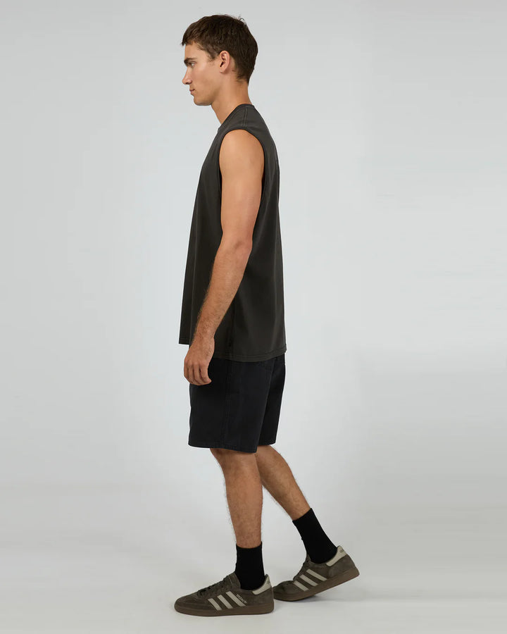 Silent Theory Legacy Muscle Tank - Charcoal