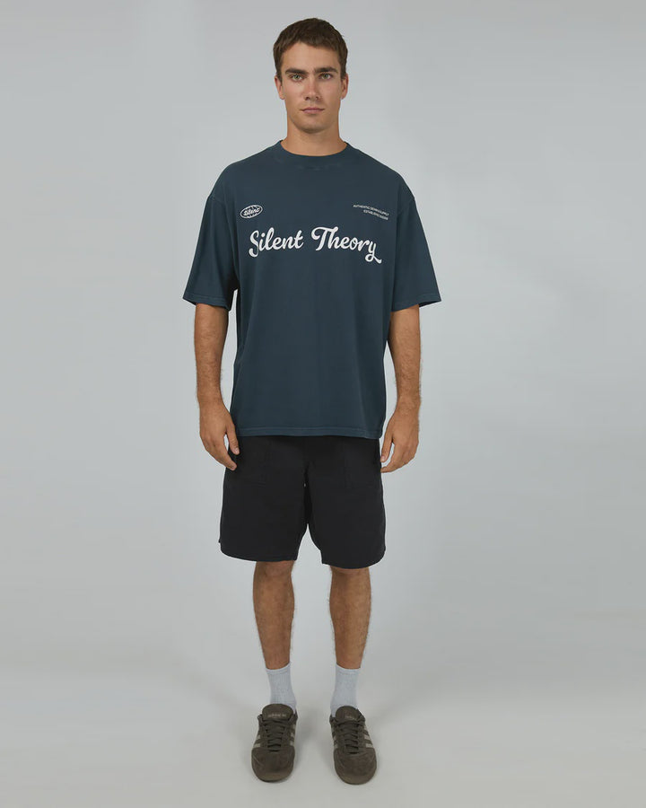 Silent Theory Authentic Box Tee - Navy