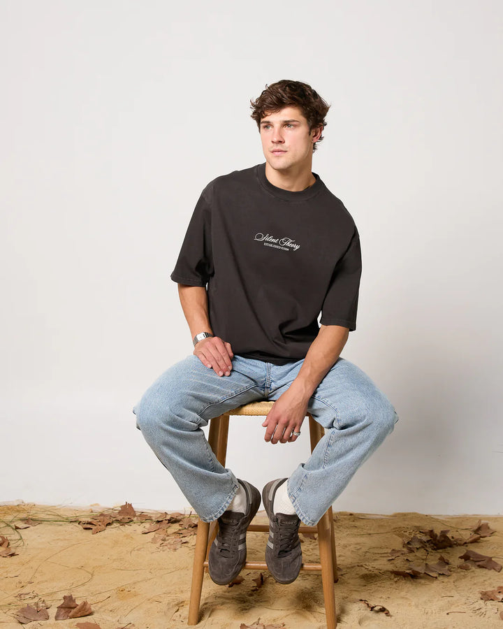 Silent Theory Stride Tee - Charcoal