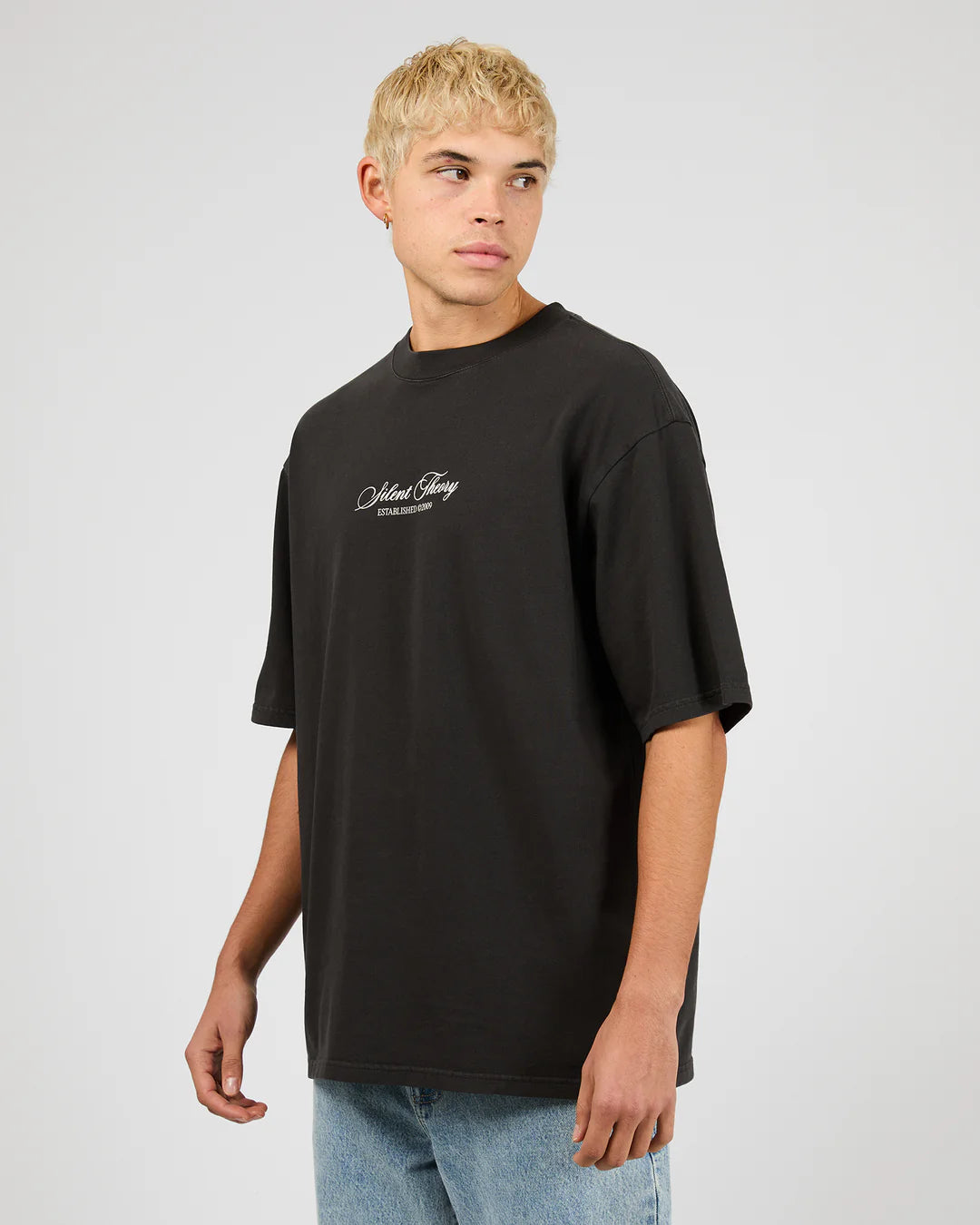 Silent Theory Stride Tee - Charcoal