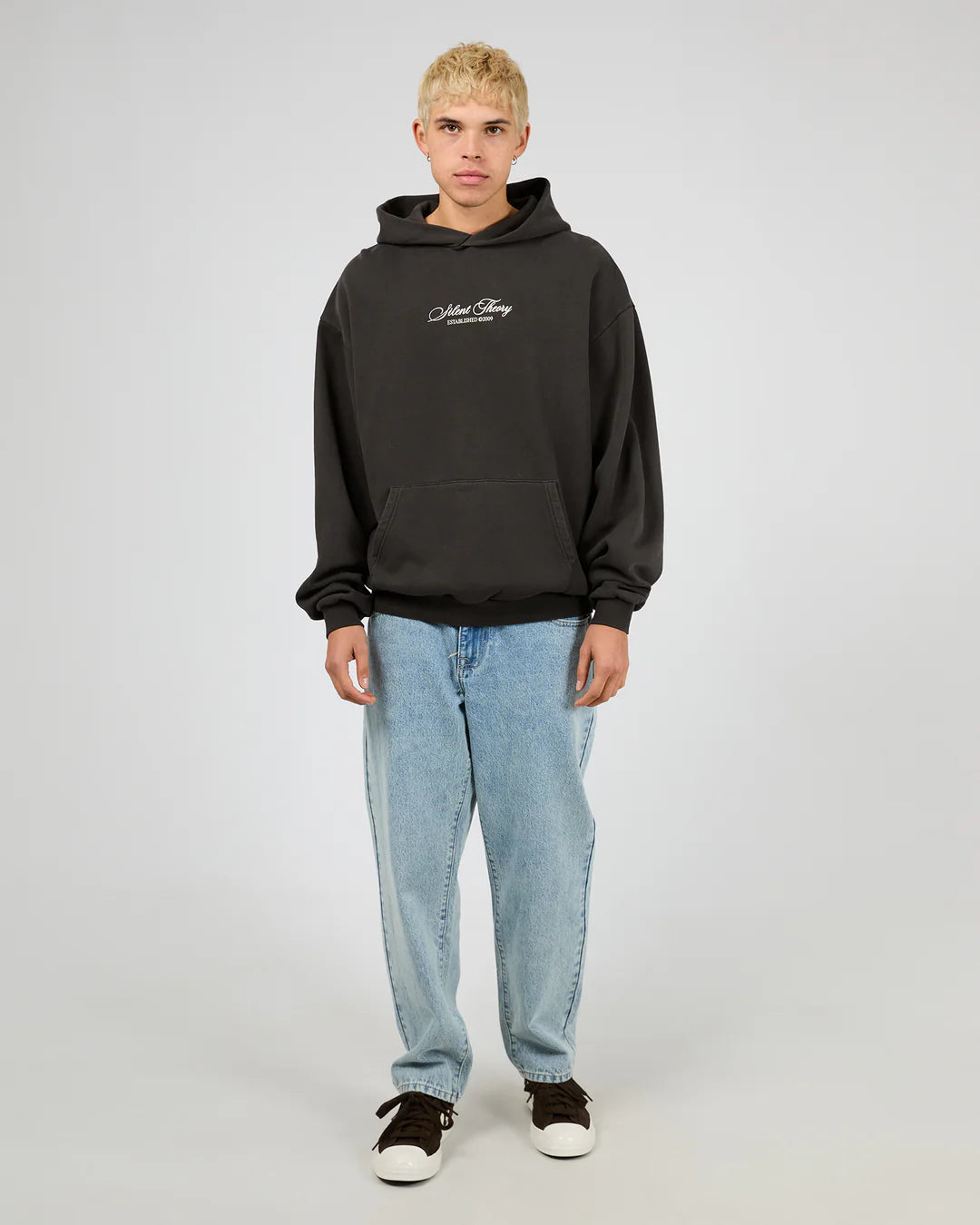 Silent Theory Stride Hoodie - Charcoal